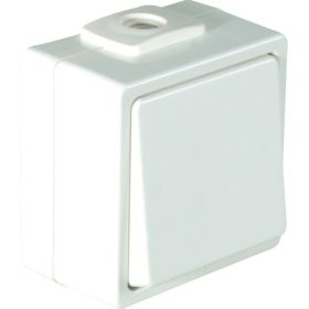 Opus Aqua (puls) schakelaar kruisschakelaar helder wit, IP54