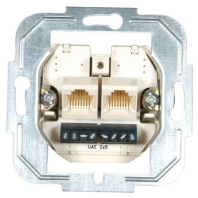Opus modulaire ISDN aansluitdoos 2 x 8-/8-polig parrallel
