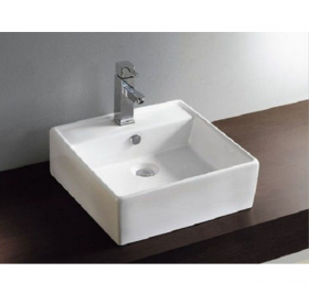 Larx Wastafel 46 x 46 cm Wit