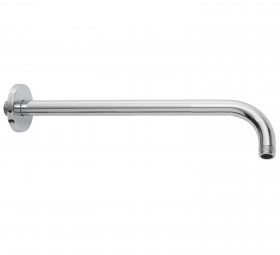 Wiesbaden luxe douche-arm rond muurbevestiging 45cm chroom