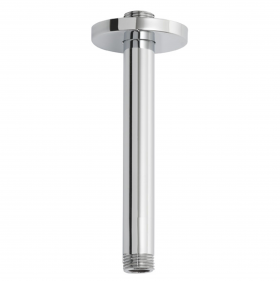 Wiesbaden luxe douche-arm rond plafondbevestiging 15cm chroom