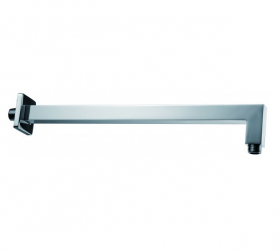 Wiesbaden Luxe douche-arm vierkant muurbevestiging 40cm chroom