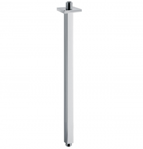 Wiesbaden luxe douche-arm vierkant plafondbevestiging 40cm chroom
