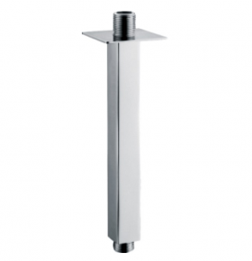 Wiesbaden luxe douche-arm vierkant plafondbevestiging 20cm chroom