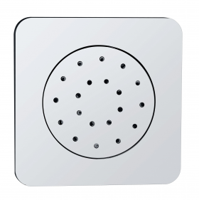 Wiesbaden Rombo ABS verstelbare inbouw zijdouche chroom