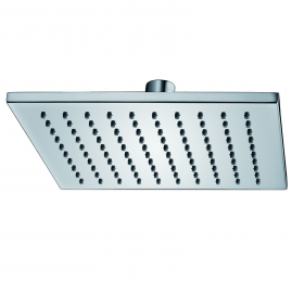 Wiesbaden Luxe messing hoofddouche vierkant 300mmx8mm chroom