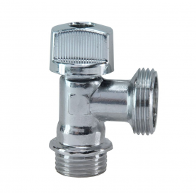 Saniville hoekstopkraan 1140 1/2x3/4 Chroom