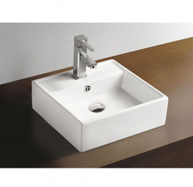 Larx Wastafel 39 x 39 cm Wit