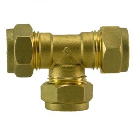 Riko P-702 messing knel teestuk 28x22x28 - per 5 stuks