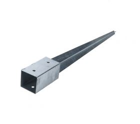 Paalhouder Met Punt Thermisch Verzinkt 71x71mm