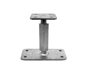 Paalhouder Verstelbaar Sleutelmaat 30 Verzinkt