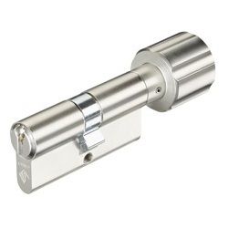 Pfaffenhain messing/vernikkelde knopcilinder - 30 - 45 mm