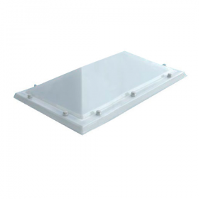 Lichtkoepel 60x90cm 2-wandig ac Opaal Piramidevormig (TIJDELIJK NIET LEVERBAAR)