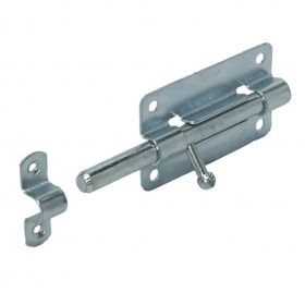 Plaatgrendel Elektrolytisch verzinkt 120x55 mm - per 10