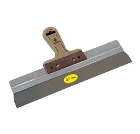 Gipsmes SUPER PROF PURE aluminium 280x0.7 mm RVS met LEDEREN-greep