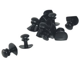 Knop rubber set a 12 stuks "Kniebeschermers Super Prof Harmonica"