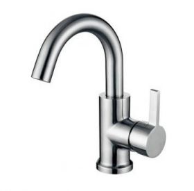 Wiesbaden Wes RVS wastafelmengkraan draaibare uitloop