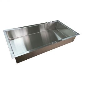 Wiesbaden RVS inbouwnis 30x60x10cm