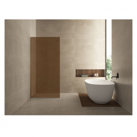 Slim glasplaat 900 x 2000 x 8 mm nano warm koper glas