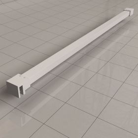 Wiesbaden Slim stabilisatiestang 120 cm wit