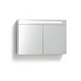 Spiegelkast 100 cm met verlichting wit