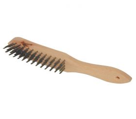 Staalborstel SUPER PROF 4-rij