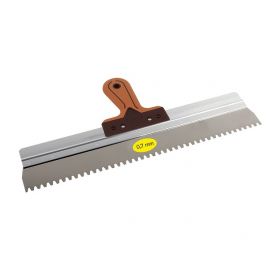 Spackmes SUPER PROF aluminium 480x0.7 mm RVS met SUPERSOFT-handgreep 7x9x3 mm getand