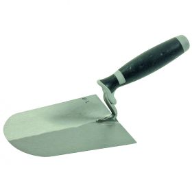 Stukadoorstroffel SUPER PROF rond S-hals 180 mm SUPERSOFT-greep RVS