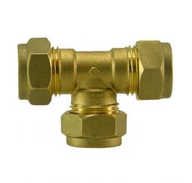 Knelkoppeling T-stuk 15mm