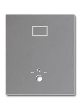 Toiletplaat t.b.v. Hangtoilet 