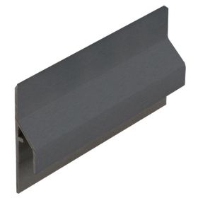 Trim/kraal aansluitprofiel 10mm Keralit dakrand Kwartsgrijs - Classic (met houtnerf) 600 cm