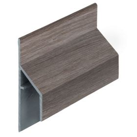 Trim/kraal aansluitprofiel 17mm Keralit Taupe eiken - Modern eiken (met houtstructuur) 600 cm