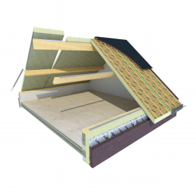 Usystem Roof OS Easy Airtight Dakplaat - Rc 6,3 - Dikte 182mm - Kleur CB White 12 - Per M2