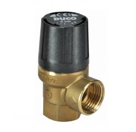 Duco Veiligheidsventiel 1/2 binnen 3 Bar
