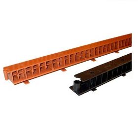 Ventilerende panlat zwart - per stuk