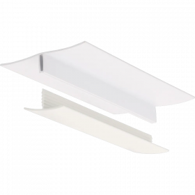 Verbindingsprofiel 2-delig 10mm Verkeerswit