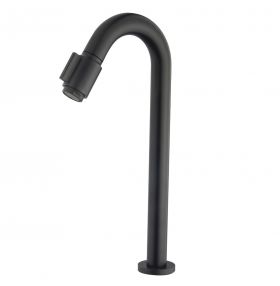 Victoria luxe fonteinkraan XL 1/2'' mat zwart