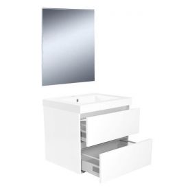 Wiesbaden Vision meubelset (incl. spiegel) 60 cm wit