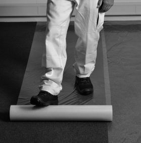 Vloerfolie Transparant 60x0,70m Zelfklevend zacht 