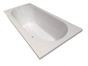 Portus RD inbouw Ligbad 190x90x49 cm Wit DUO