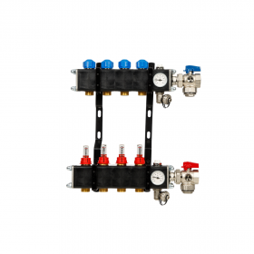 VTE open composiet vloerverwarming verdeler 4-groeps
