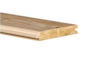 Vuren B zichtwerk Vellinghout 22x125 mm 510 cm geschaafd geploegd PEFC