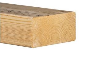 Vuren c24 geschaafd 100x250x4800 - Nettomaat mm 95x245