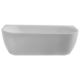 Wiesbaden Wall half-vrijstaand acryl ligbad 180x80 MATWIT