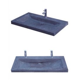 Wasblad Trend Stone 100 cm met 1 kraangat