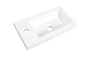 Kunstmarmer fontein 40x22 wit