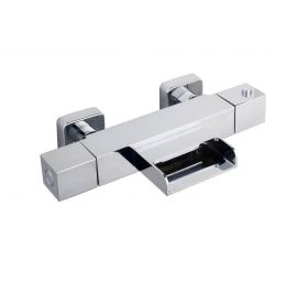 Wiesbaden Rombo Thermoststische Badmengkraan Waterval