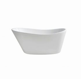 Wiesbaden Trapeze Vrijstaand Ligbad 170 x 77 + waste Wit