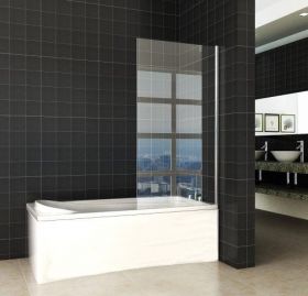 Wiesbaden Comfort vaste badwand 800 (800-815) x 1500 mm 6mm NANO