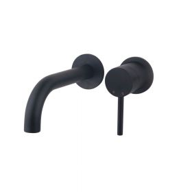 Wiesbaden Caral 2.0 inbouw-wastafelmengkraan 1-hendel Zwart